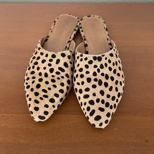 Madewell calf hair mules